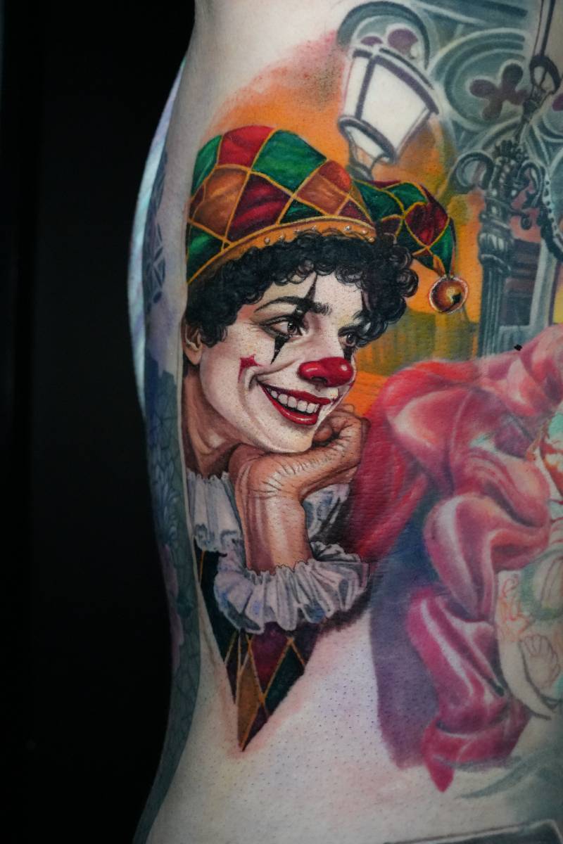 Large-scale color realism piece by Jhony Ramirez