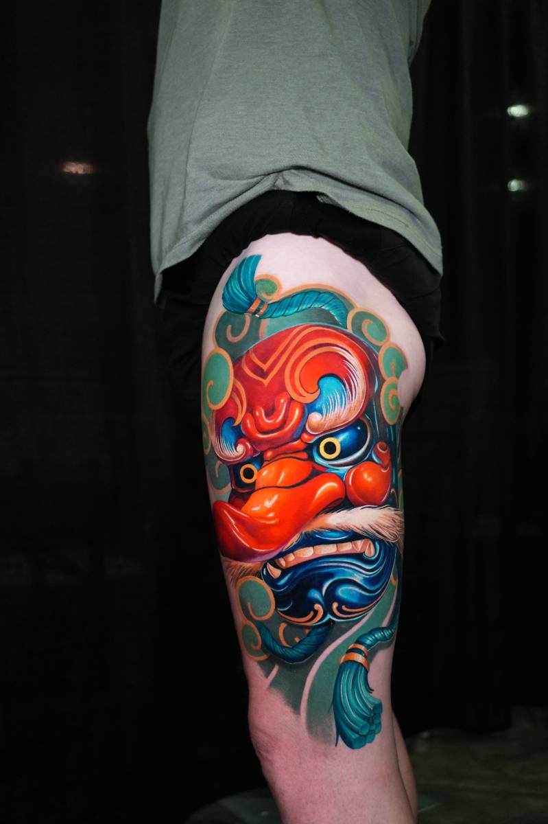 Japanese tattoo by Jhony Ramirez
